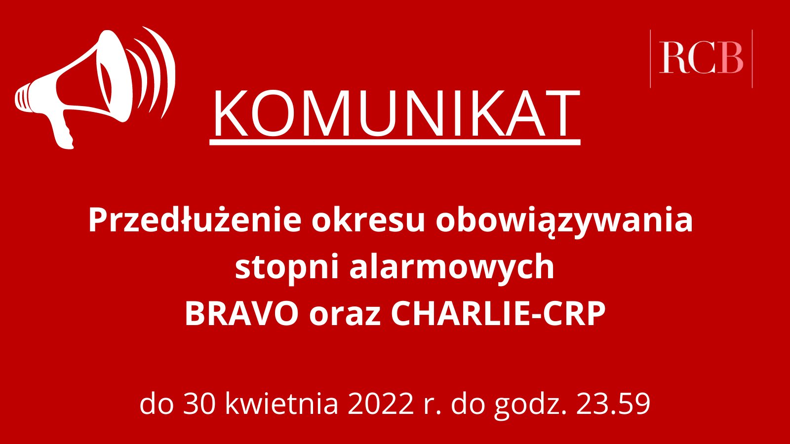 trzeci stopien alarmowy CRP 